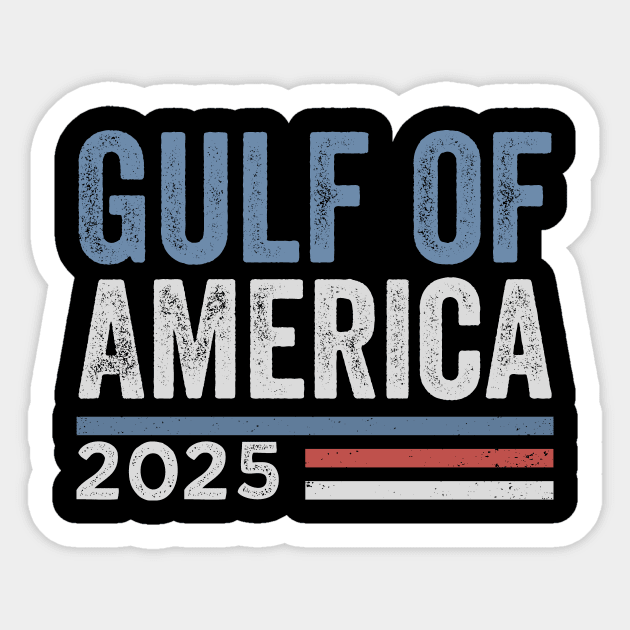 Gulf-of-Mexico-2025-Funny-Gulf-Of-America Sticker by ArtistTee ⭐⭐⭐⭐⭐